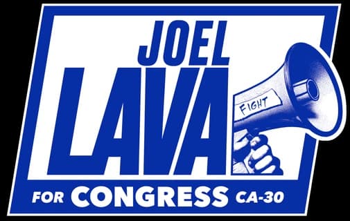 Joel Lava campaign logo